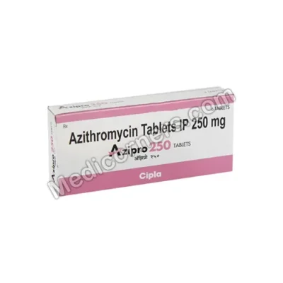 Azipro 250 mg (Azithromycin)