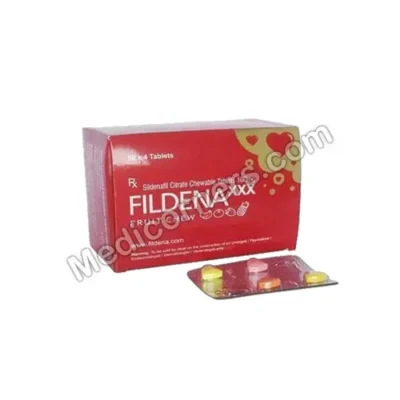 Fildena XXX 100 mg (Sildenafil Citrate) – Chewable